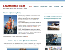 Tablet Screenshot of galwaybayfishing.com